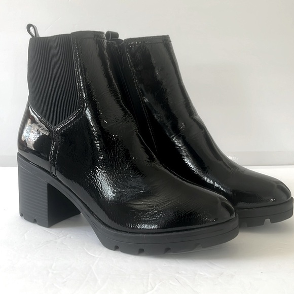 NATURALIZER $179 Women Verney 2 Leather Block Heel Ankle Boots Size 11 Med NWOT - Picture 9 of 12